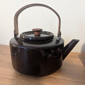 MCM Retro enamel tea kettle - Michael Lax tea kettle for Copco, #117